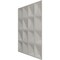 Ekena Millwork 19 5/8in. W x 19 5/8in. H Tristan EnduraWall Decorative 3D Wall Panel Covers 2.67 Sq. Ft. WP20X20TNGBW - alternate 3